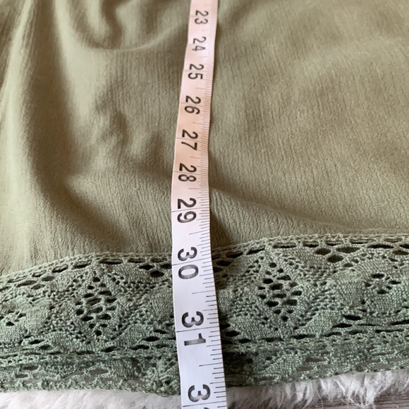 Aerie Peasant Green Oversized Scoop Back Dress Size Small - Picture 15 of 16